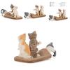 Creative Cat Model Figurine Pvc Collectible Desk Decor For Pet Lovers
