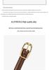 Simple Retro-Style Women's Slim Leather Belt - Fashion Accessory