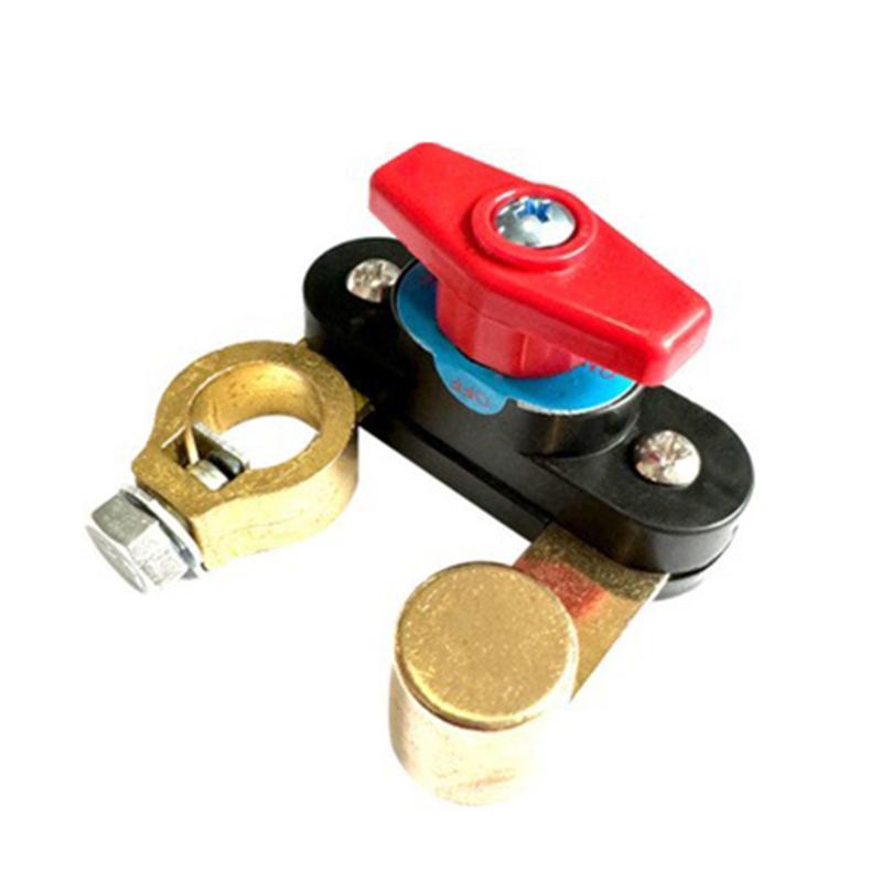 Car Battery Disconnect Switch Bidirectional Joint 360 Degree Rotatable 12V 24V Tool Free Disconnect for Truck RV Boat чёрный