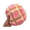 Jucărie Squishy cu Revenire Lentă în Formă de Chiflă cu Ananas