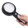 Handheld Magnifying Glass 6X/15X Reading Illuminated Lighted Magnifier with 6 LED Lights for Seniors Reading