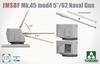 Takom Schneemann Maßstab Japanische Kaliber Mod 4 Marinegeschütz Plastikmodellbausatz TKO2183 1/35 Mk.45 5-Zoll/62