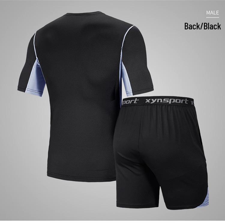 Rare Bird 2022 Quick-Dry Plus Size Running Slim-Fit Fitness Set for Men