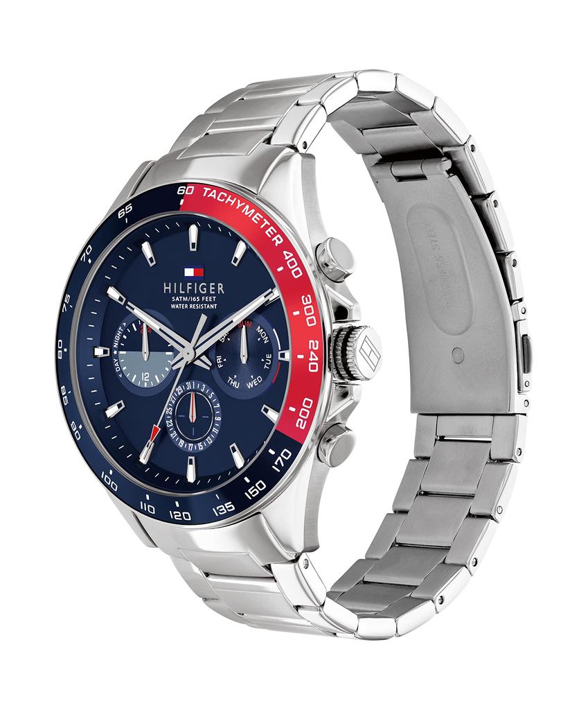 [Tommy Hilfiger][Authentic] Men's Watch, Navy Dial, Stainless Steel Bracelet, 1791968