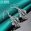 Geometric Earrings Silver Fashion Jewelry