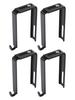 Simplify Your Life With Our Set Of Four Practical And Reliable Adjustable Kitchen Or Bathroom Hanger Solutions