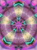 Pentangle Pastel Shades Multicolored Kaleidoscope Pentangle Pattern 11 Classic T-Shirt