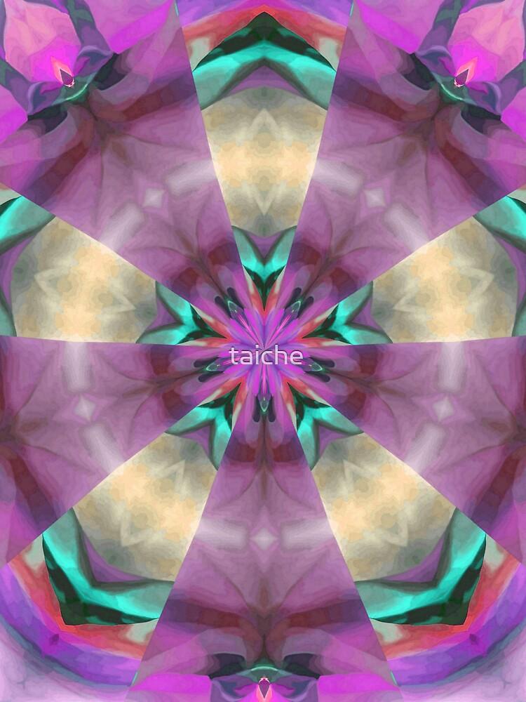 Pentangle Pastel Shades Multicolored Kaleidoscope Pentangle Pattern 11 Classic T-Shirt