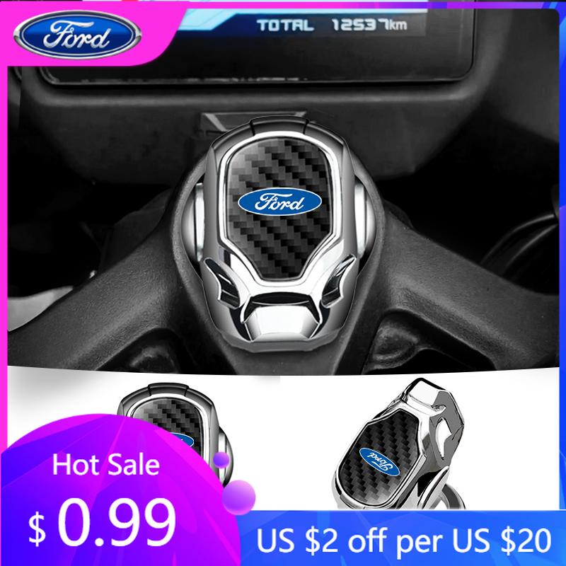 Car Sticker 1x Car Ignition Device Cover Decorative One Button Start Protective Cover for Ford Focus 2 3 4 MK2 MK3 MK4 Kuga Ecos