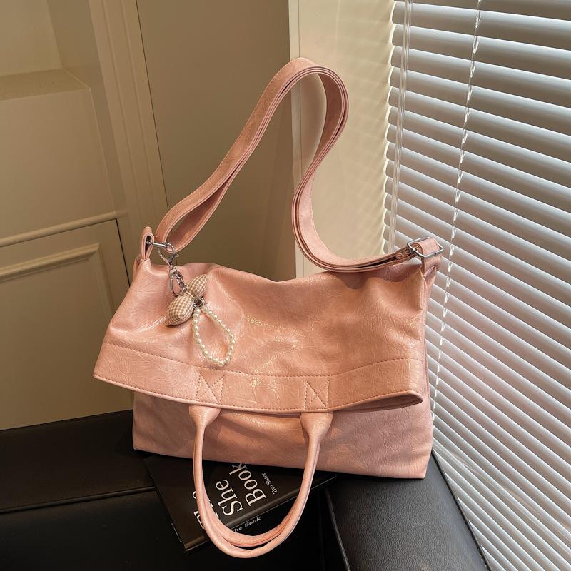 Large capacity portable commuter bag women's new fashion tote bag versatile shoulder messenger bag