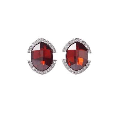 Luhuiri Women's Cat's Eye Crystal Earrings