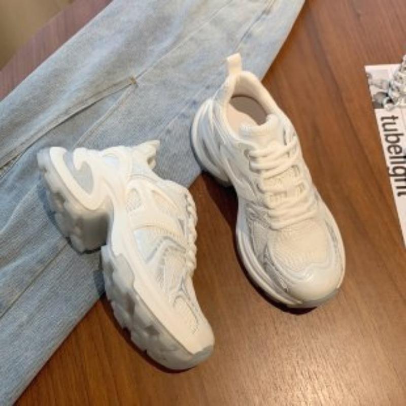 Shining Galaxy × Breathable Mesh Soft-soled Dad Shoes Spring and Summer New Platform Sports Leisure Trendy Girl