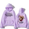 Knight Velvet Hoodie Hot Game Graphic Long Sleeve Fashion Casual Sweater Street Trend Unisex Sweatshirt Streetwear for Women