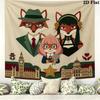 Spy Family Wall Tapestry Aesthetic Wall Hanging Printed Fabric Blanket Decorative Tapestries For Bedroom Living Room Home Decor