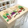 Jüdische Pfingst-Tischdecke, Party-Dekoration, rechteckige Guava-Dattelpalmen-Druck-Kollektion, Urlaub, schmutzabweisende Tischdecke