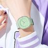 Japanese Minimalist High-Value Creative Student Niche High-End Women'S Sugar Cube Silicone Watch