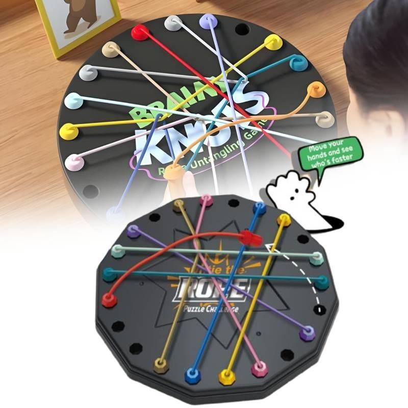 The Untie Rope Puzzle Challenge Children Logical Thinking Toys Board Gift Games