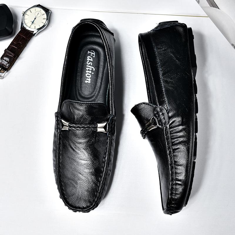 Mocasini de vară pentru bărbați, lucrați manual, rochie de mireasă, încălțăminte pentru condus, exterior, casual pentru bărbați, piele, slip-on, balerini, pantofi de mers ușori