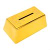 Multi Functional Tissue Dispenser Gold Plated Finish Nonslip Base Paper Holder