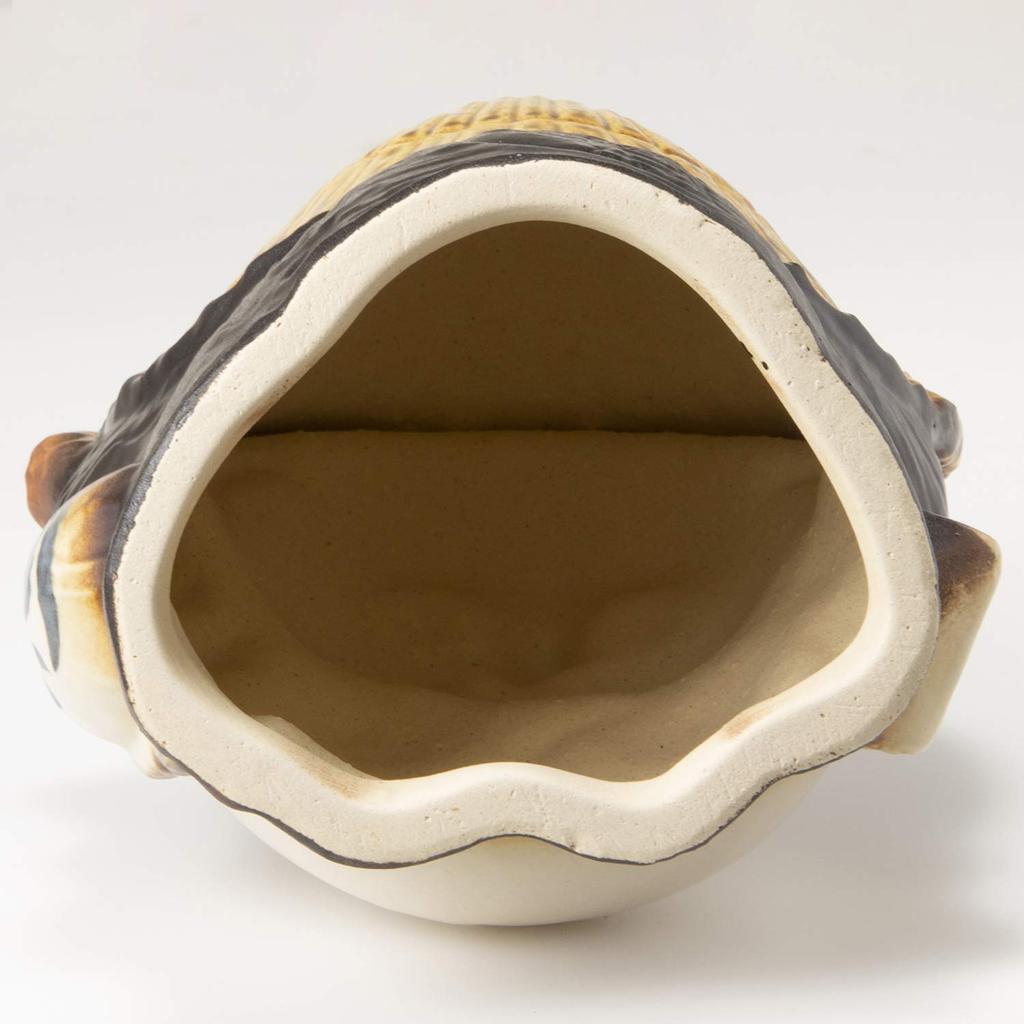 Marui Pottery Shigaraki Ware Lucky Tanuki Size 7 17cm wide x 22cm Auspicious Good Fortune Made in Figurine, (approx. high), Item, Gift, Ceramic,