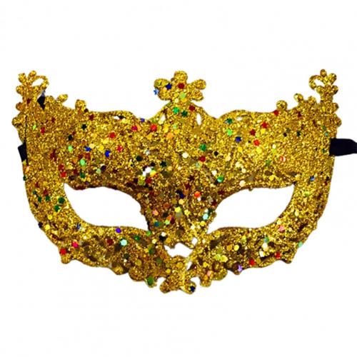 Halloween Women Fashion Cosplay Eye Masks Masquerade Carnival Fancy Mardi Shinny Ribbon Christmas Party Women Face Masks