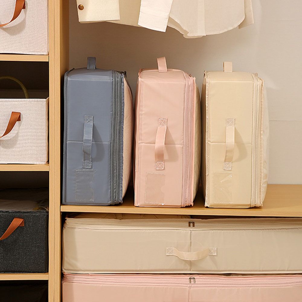 Large Capacity Moving Packing Bag Multi-Functional Waterproof Children Clothes Storage Bag With Lid Dustproof Clothes Organizer