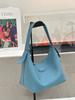 TC Top layer cowhide lazy tote bag, hand-held shoulder bag, new high-end and niche genuine leather single-shoulder crossbody bag for women
