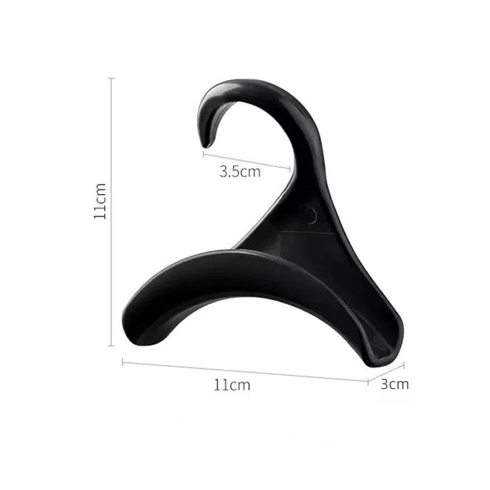 Closet Rod Hanging Storage Rack Plastic Wardrobe Bag Hook Multifunctional Hanger Hook  Wardrobe