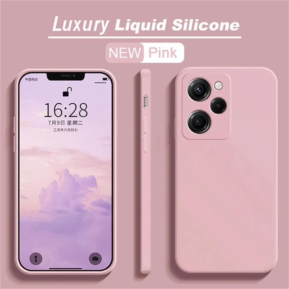 Classic Case For Xiaomi POCO X5 Pro Liquid Silicone Phone Case for Xiaomi poco x5 pro Camera Protection Cover Fundas