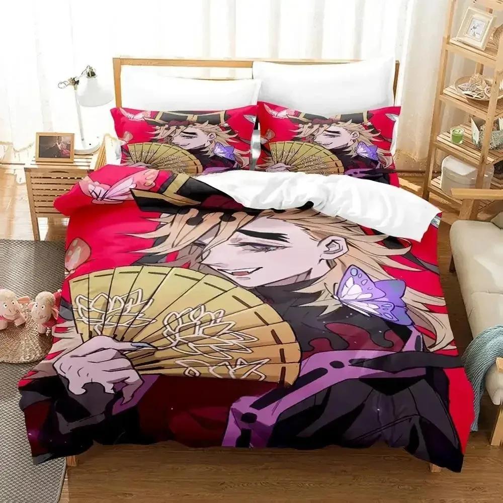 Nytt Doma Sängklädesset Enkelt Twin Full Queen King Size Sängset Vuxen Barn Sovrum Påslakanset 3D Tryck Anime Lakan Set