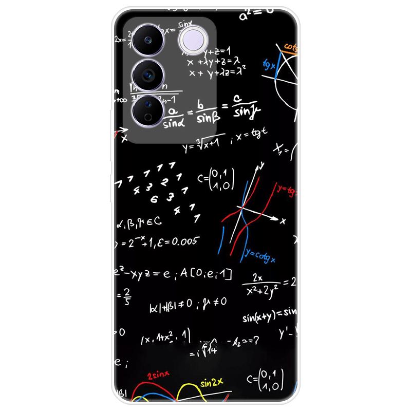For Vivo V27e V 27e Case Soft Silicone Back Cover Cartoon Phone Case Diversification
