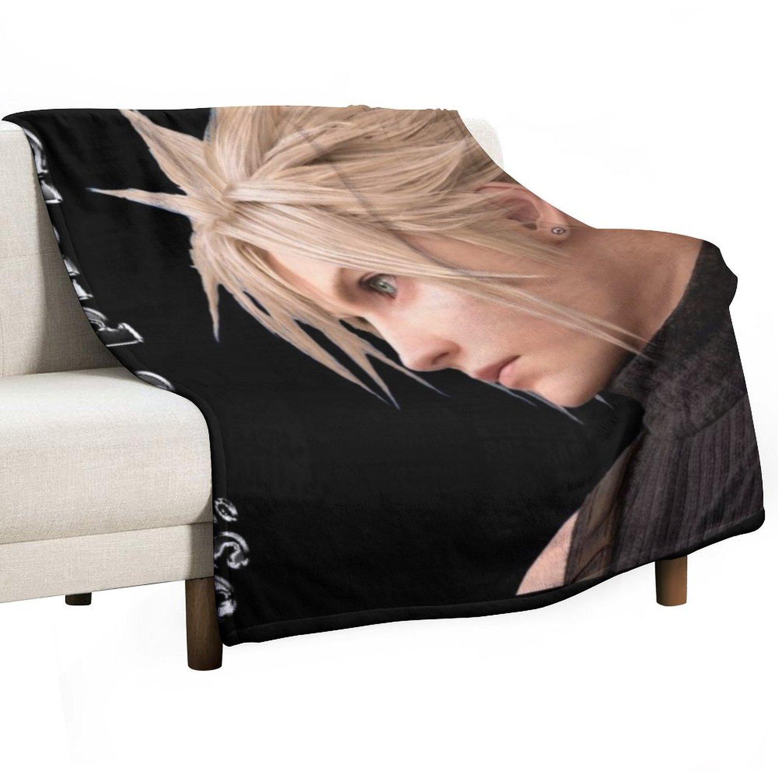 

Cloud Strife Throw Blanket Thermal for winter Decorative Sofas Large Blankets 30x40in