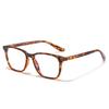 Blue Light Blocking Reading Square Glasses Men Transparent Computer Eyeglasses Reading Magnifying Hyperopia Presbyopic Eyewear