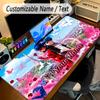 Large Mouse PadMiraculous Ladybug Custom Name Text Personalized Desk Mat Non Slip Gaming Pad