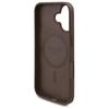 Guess Guhmp16Sp4Ropemcw Iphone 16 6.1   Brązowy/Brown Hardcase 4G Flowers Print Magsafe