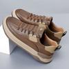 Fashion Khaki Men's Sneakers 2026 Streetwear Hip Hop Shoes Spring Casual Skateboard Shoes Man Designer Luxury Sneakers