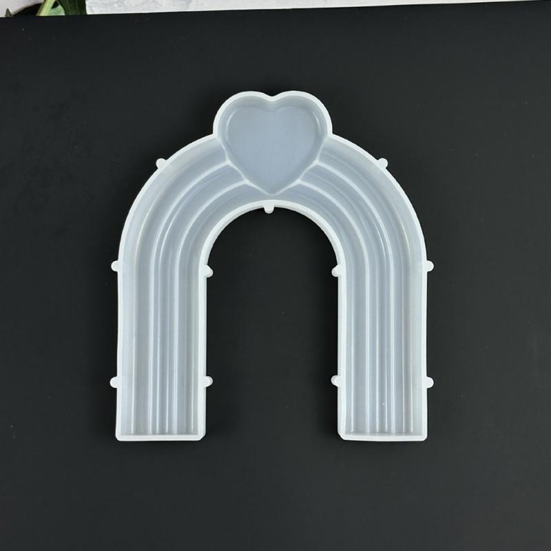 Arch Shaped Silicone Mold Handmade Scented Candle Table Ornament Mould Non-stick