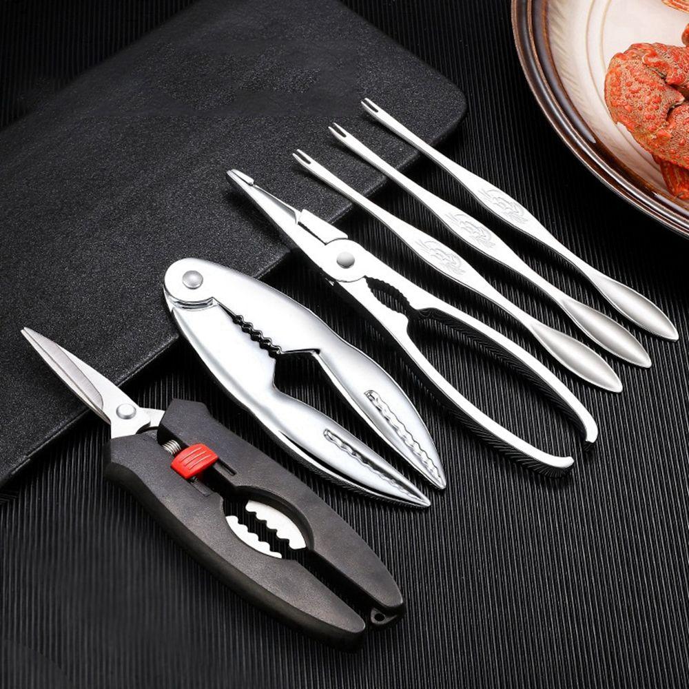 Crab Peeler Peel Shrimp Lobster Clip Seafood Tool Crab Crackers Crab Tool Set Kitchen Gadgets