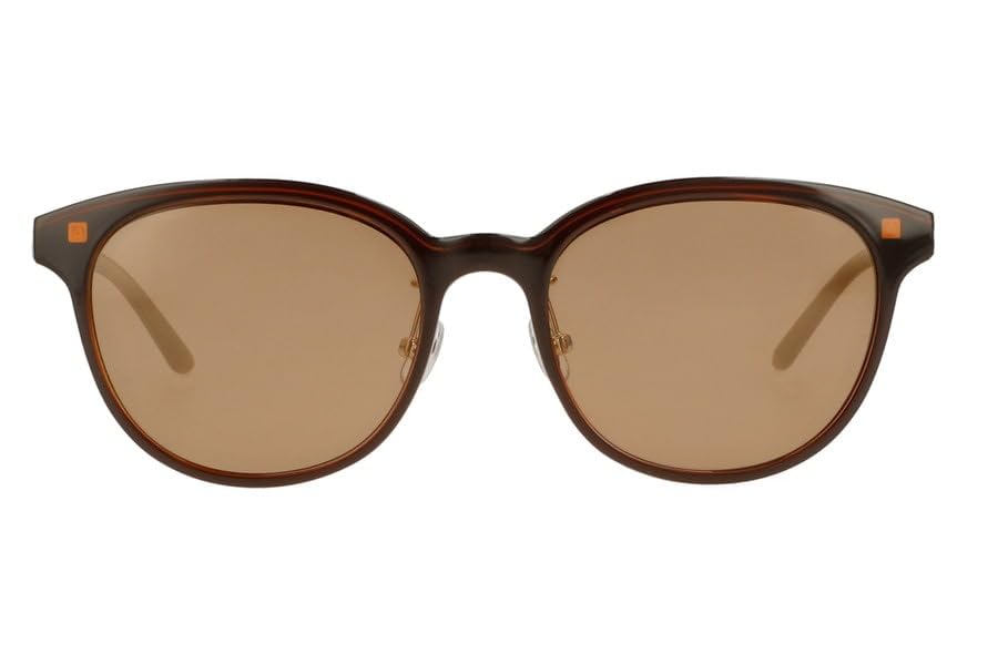 Zoff Glasses NIGHT DAY UV Prescription Can be worn over regular Eye Examination Lens dtk Boston-style 2-Way (Brown) & (Polarized) Sunglasses,