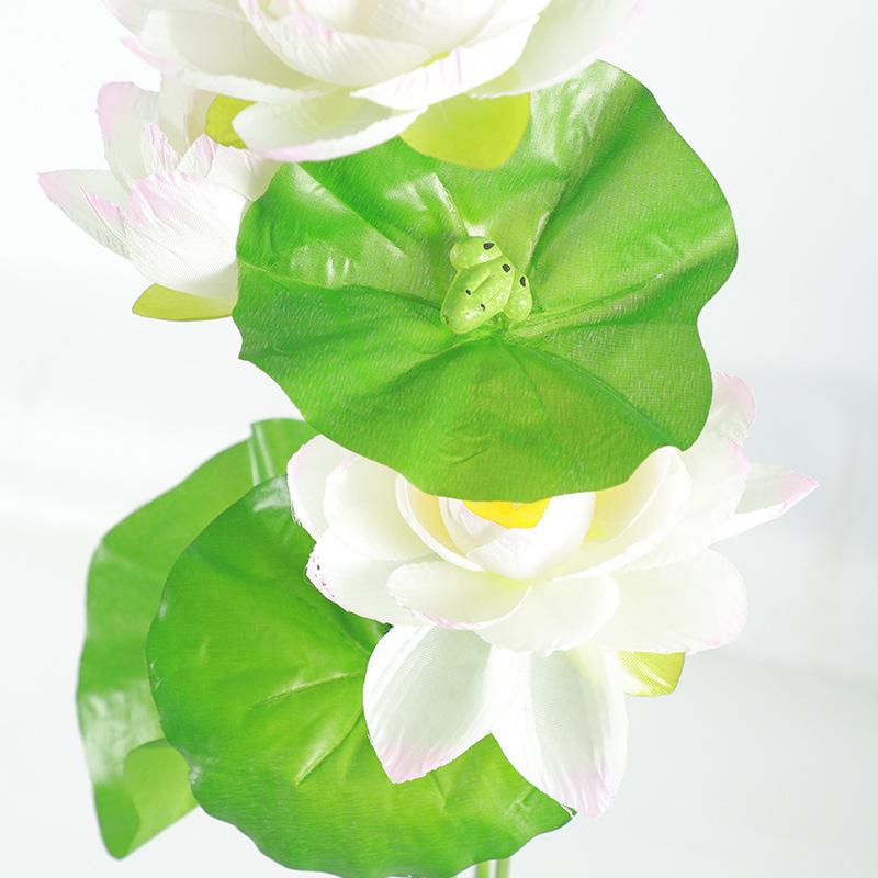 1 Bundle Simulation Lotus/Lotus Leaves, Decorative Fish Tank Simulation Plants, Home Decoration Flowers, Garden Decoration