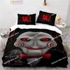 Top Horror Saw Movie Bedding Set Printed single Comforter Quilt Bed Cover Duvet Cover Pillow Case 3 Pieces Sets Kids Adult Size