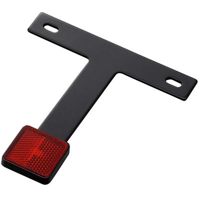 Daytona 67477 Motorcycle Reflector 0° Angle Aluminum Square Reflector Black