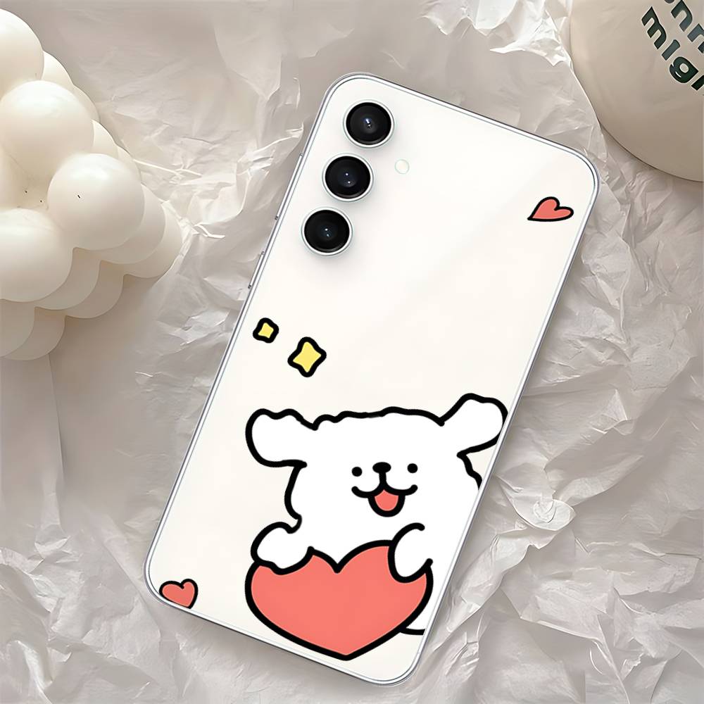 

Cute M-Maltese-S Phone Case For Samsung Galaxy Transparent Cover A52 A12 A51 S21 Edge S22ULTRA S23 S24 S20LITE Plus Ultra S24PLUS