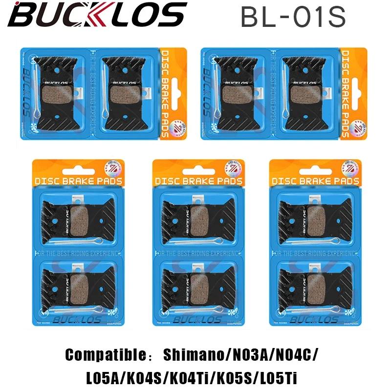 BUCKLOS Ceramic Bike Brake Pad Road Bicycle Hydraulic Disc Brakes Pads MTB Brake Pad for Shimano L05A J04C J05A H03A N03A NUTT