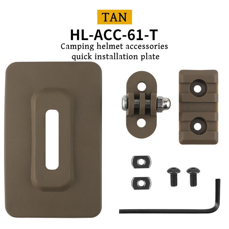 

Адаптер для камеры на шлеме для активного отдыха, держатель для фонарика, нейлоновый крючок-петля, быстросъемное крепление для шлема для кемпинга и страйкбола