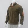 Herren Outdoor Kord Casual Stehkragen Langarm Sweatshirt Sportjacken