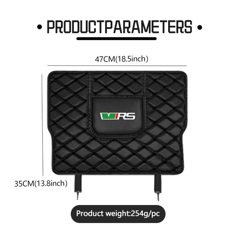 KIAY9 Voor Skoda Autostoel Rugleuning Anti Kinderen Trapschoen Beschermer Mat Auto Interieur Accessoires Fabia Kamiq Superb Scala Enyaq-iV MK3