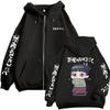 Anime The Apothecary Diaries Lynlås Hættetrøje Sød Kawaii Maomao Grafisk Lynlås Jakke Mænd Kvinder Afslappet Oversized Lynlås Sweatshirt