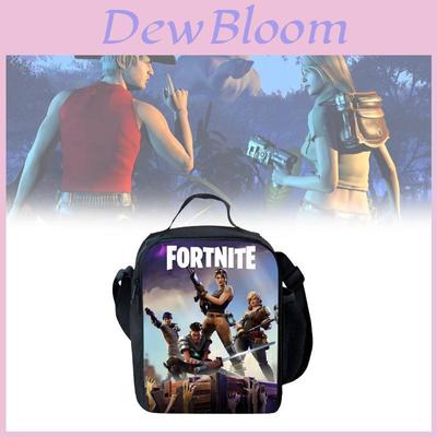 Fortnite Kreslená svačinová taška pro děti s prodyšnou oxfordskou tkaninou pro každodenní použití
