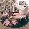 1pc nezouko  Carpet, Round Rug, Comfortable, Suitable for Entryways, Living Rooms, Office, And Bedrooms, Christmas Decoration